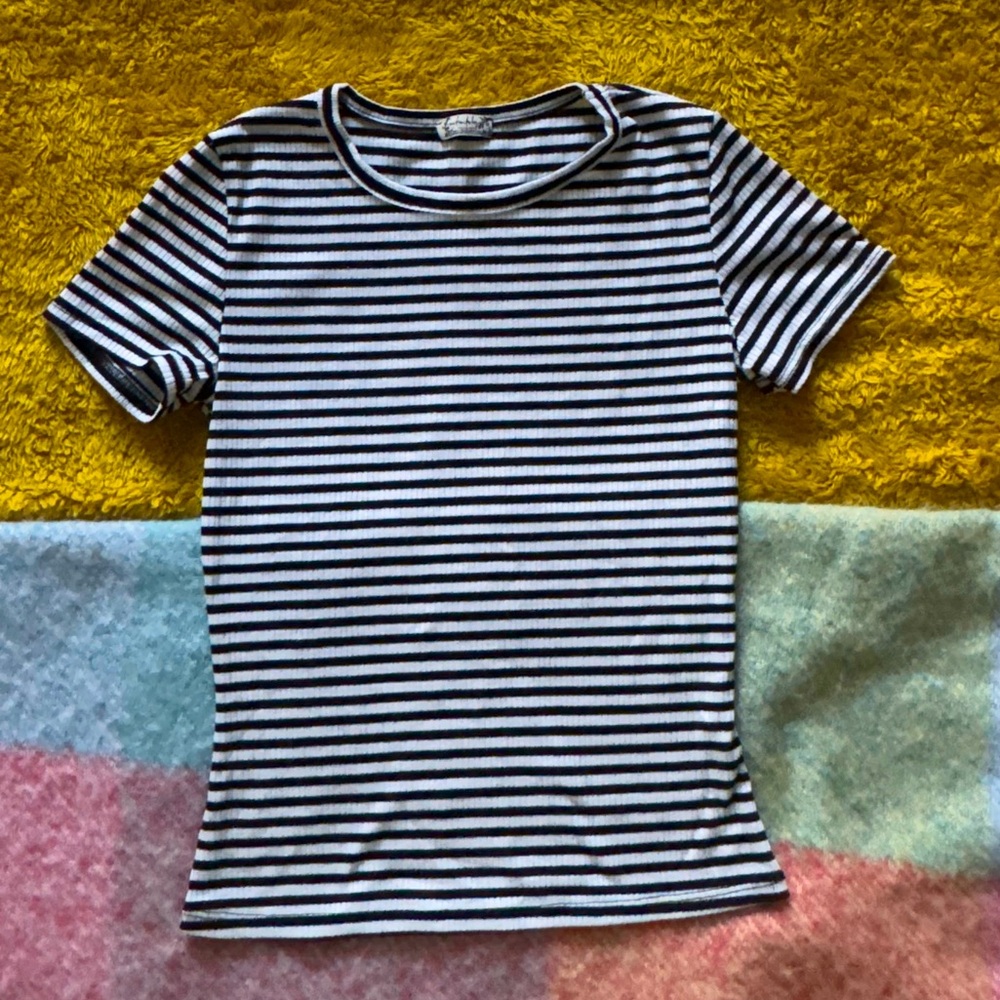 Free People Stripped T-Shirt